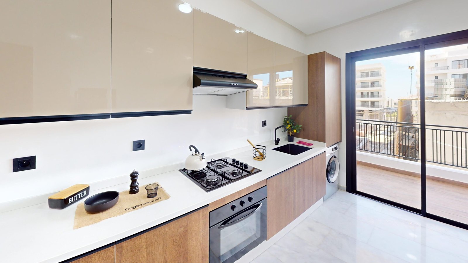 Appartement-temoin-deux-chambres-Kitchen 1